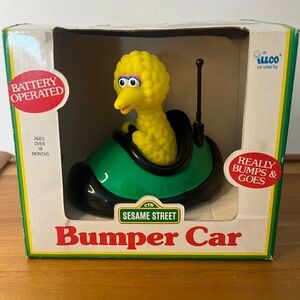 VINTAGE SESAME STREET - Big Bird - 90’s Bumper Car toy